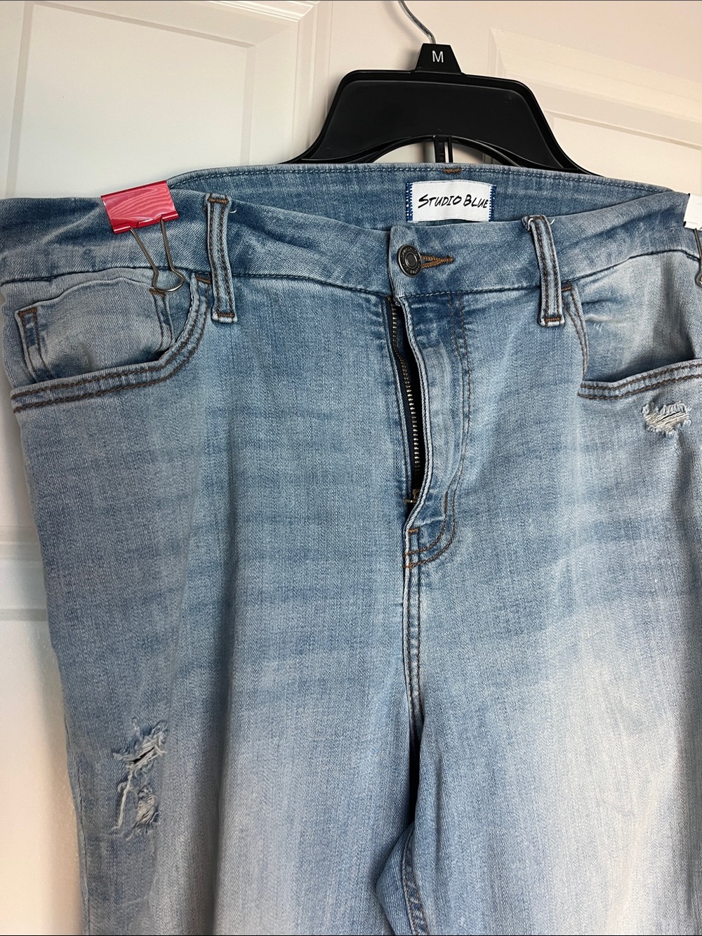 Studio Blue Light Wash High-Rise Jeans
